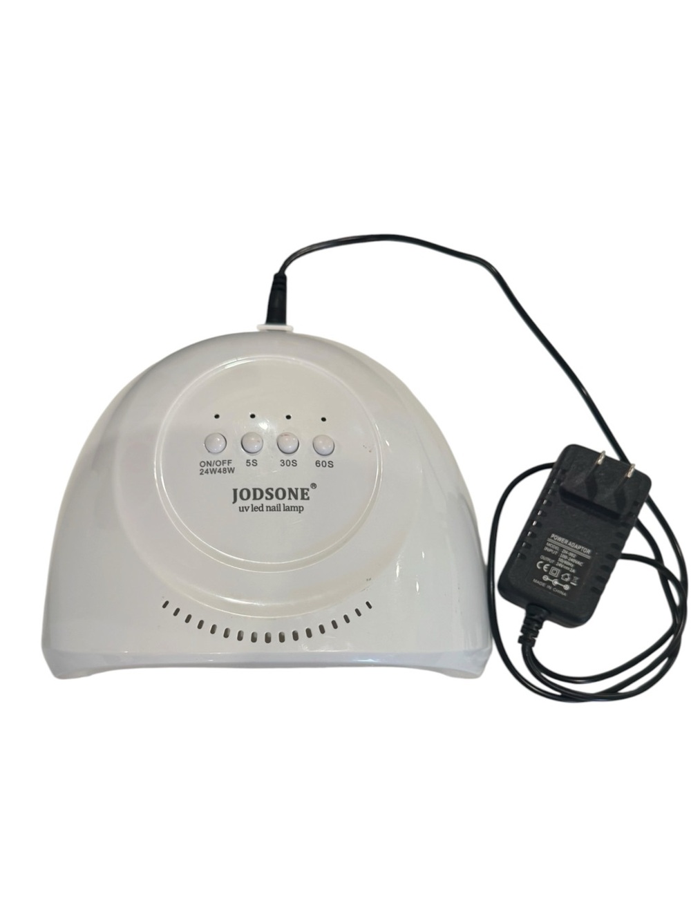 JodsonE White UV LED Nail Lamp with Timers